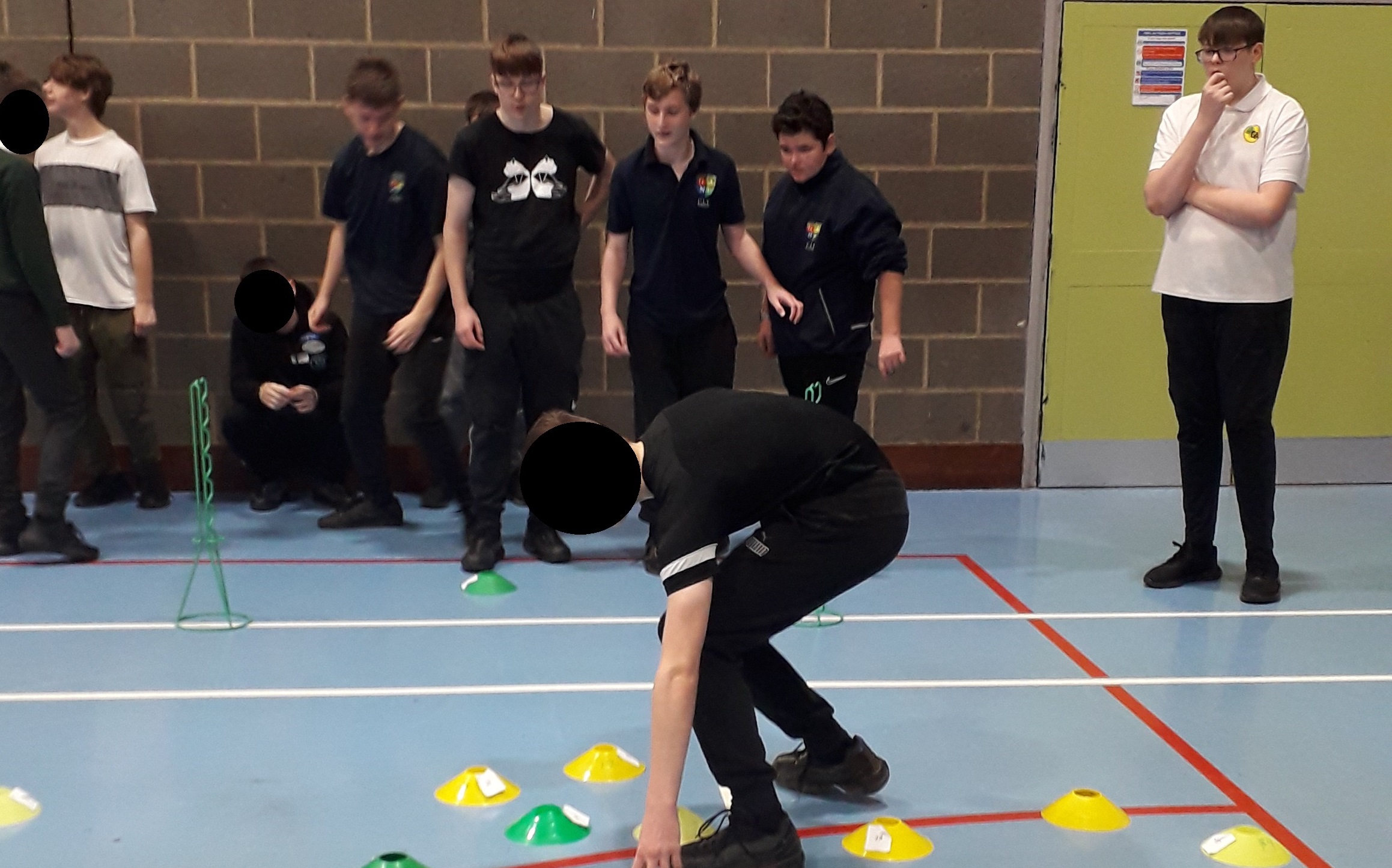 pupils playing a game