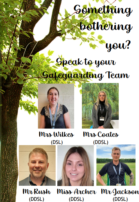 The Safeguarding Team at Greenfields Academy